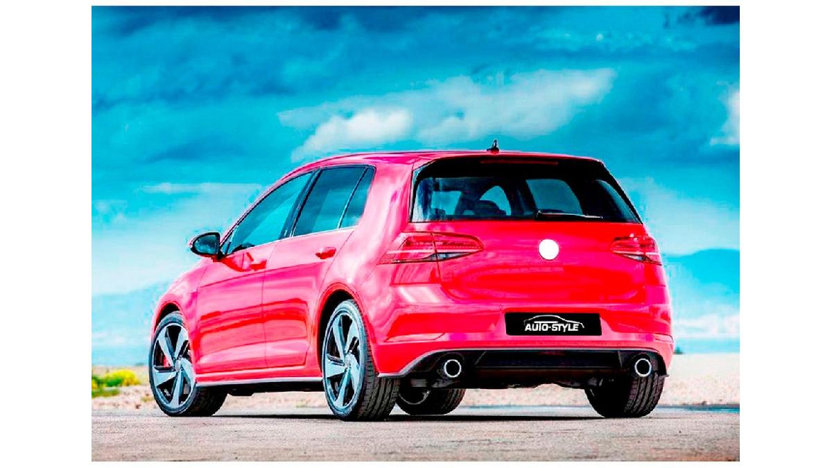 AutoStyle+Jupe+arri%C3%A8re+sur+mesure+pour+Volkswagen+Golf+VII+3%2F5-portes+Facelift+2017-+%27GTi-Look%27+%28PP%29